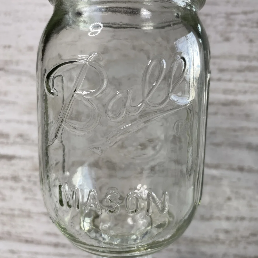 The Original Rednek Wine Glass Mason Jar Clear 16oz Carson New In Box